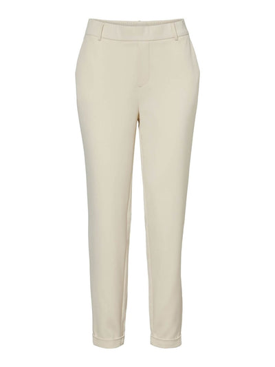 Maya Trousers (wide model) - Birch - Vero Moda - White 4
