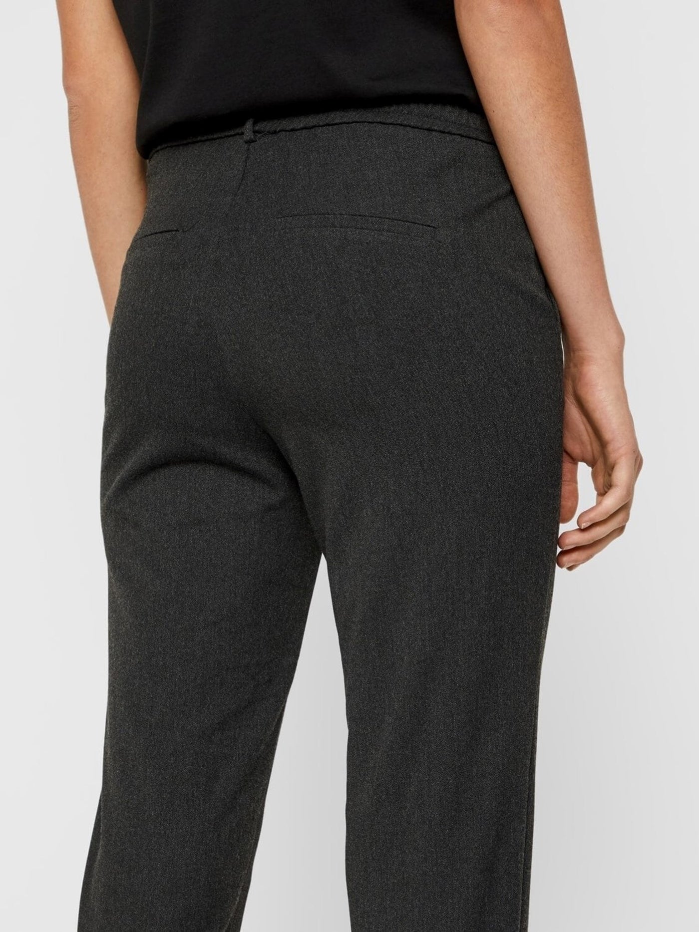 Maya Trousers (wide model) - Dark Grey - Vero Moda - Grey 6