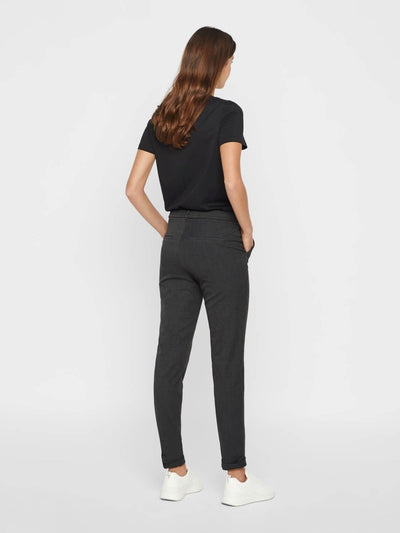 Maya Trousers (wide model) - Dark Grey - Vero Moda - Grey 4