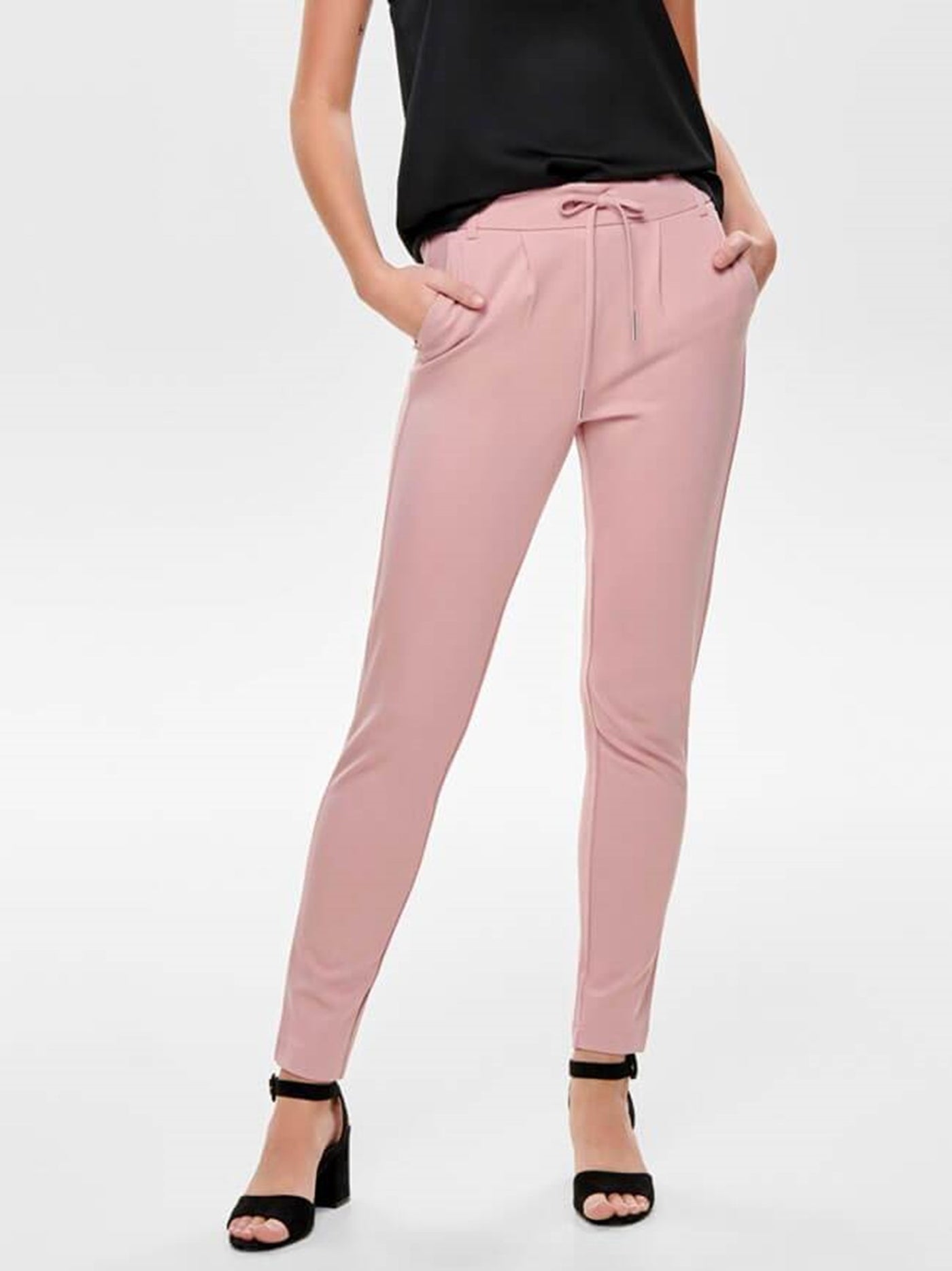 Poptrash Trousers - Pink - ONLY - Pink