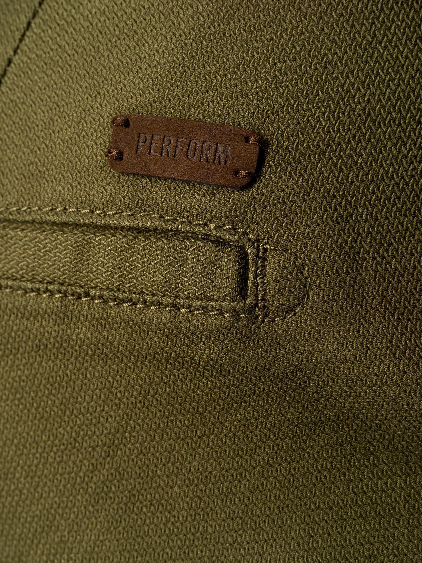 Performance Structure Trousers - Olive - TeeShoppen - Green 6