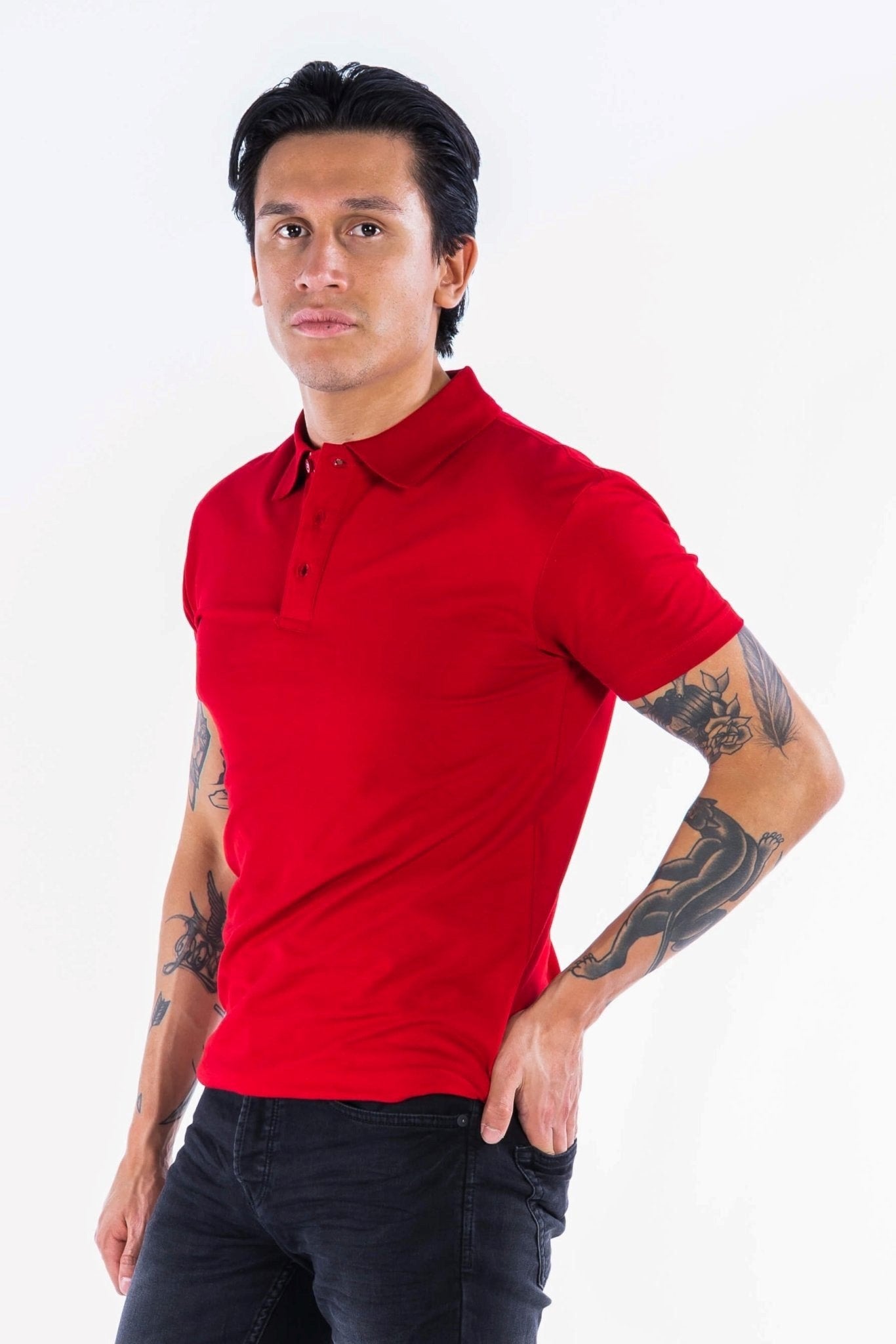 Performance Polo - Red - TeeShoppen - Red 4