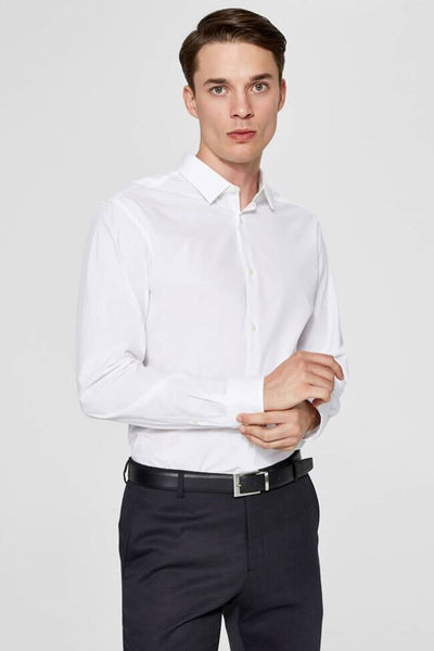 Preston shirt - Slim fit - White - Selected Homme - White