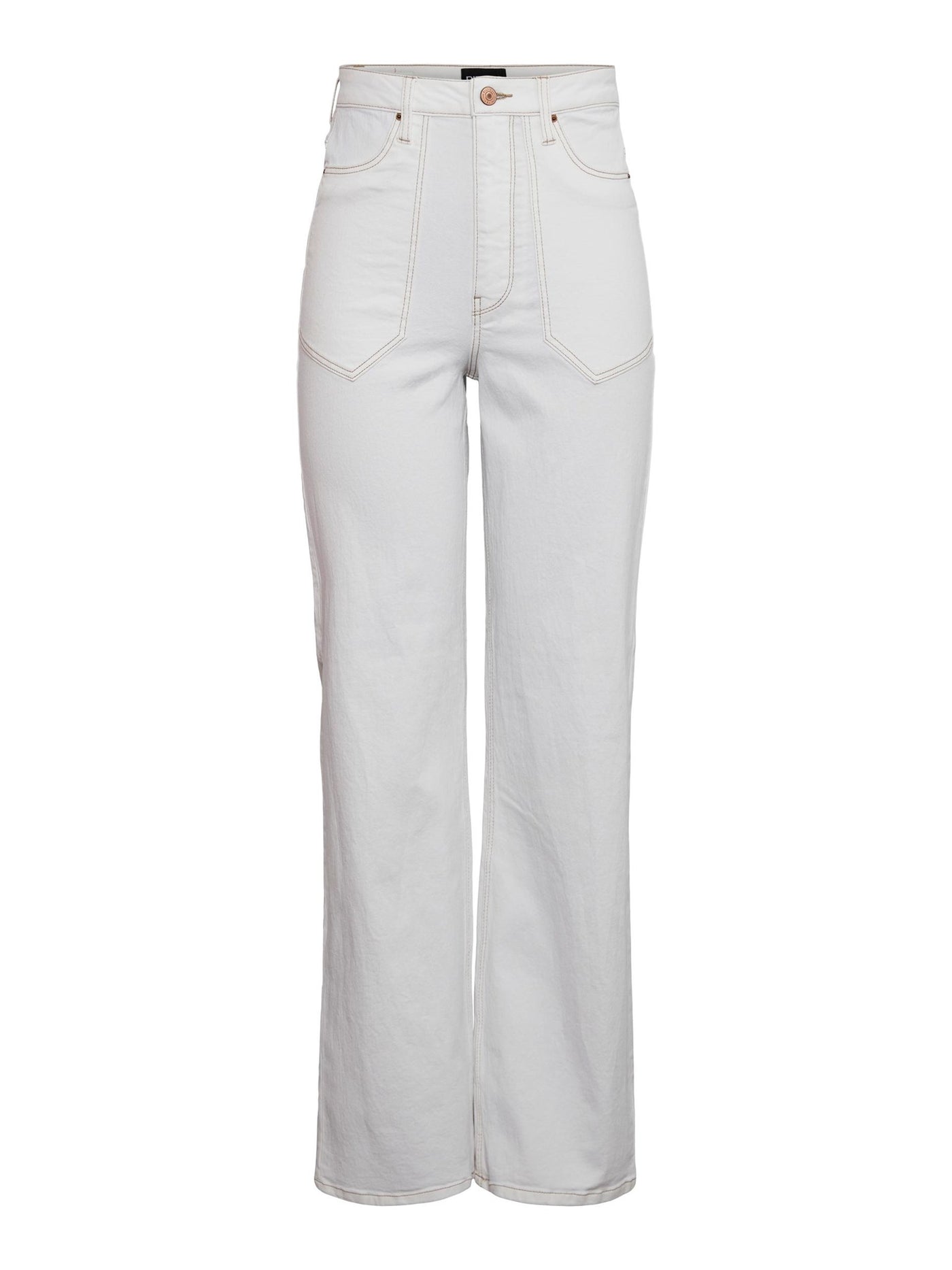 Noah Ultra High-waist Jeans - White - PIECES - White