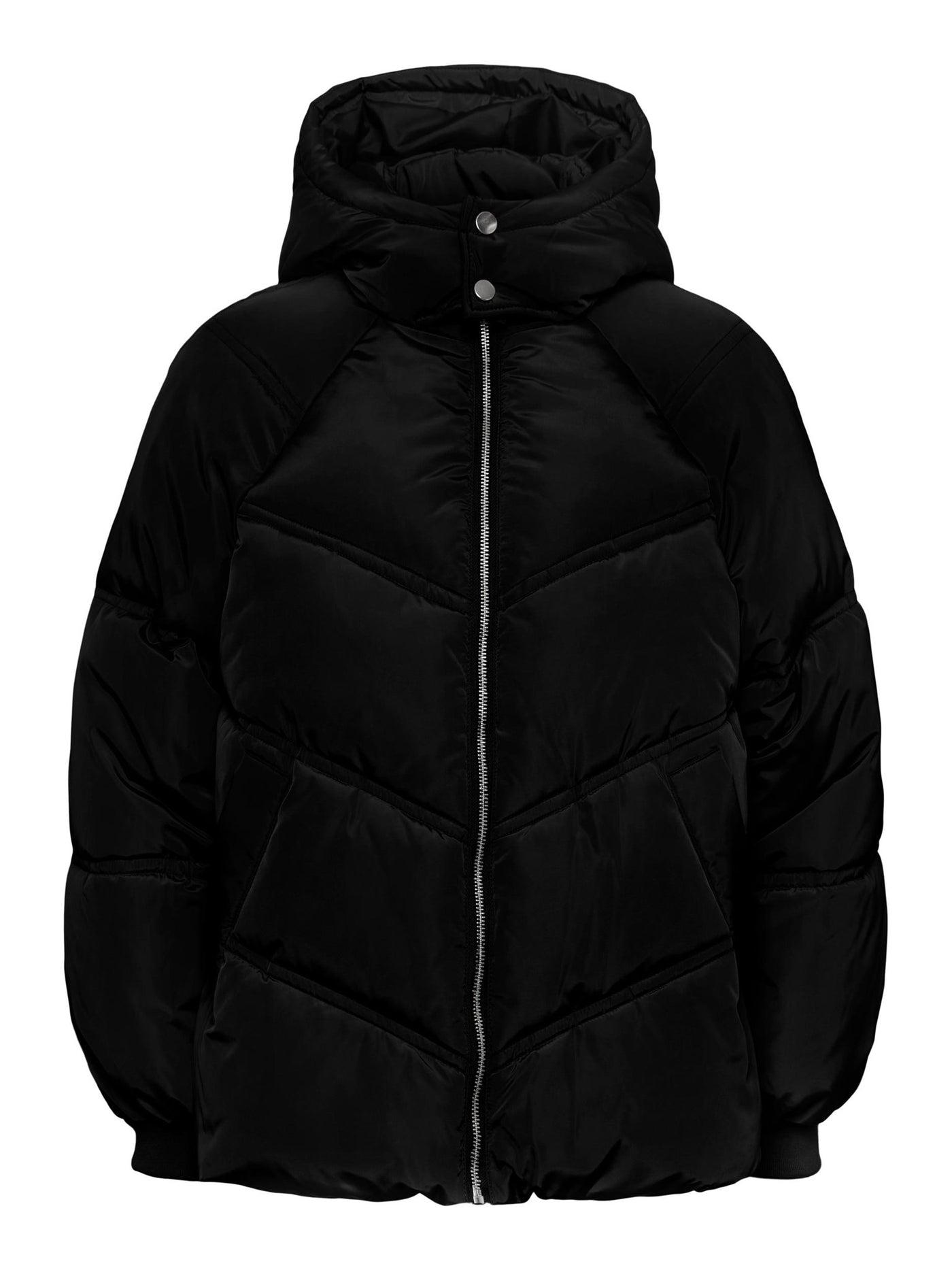 Neli City Puffed Jacket - Black - PIECES - Black