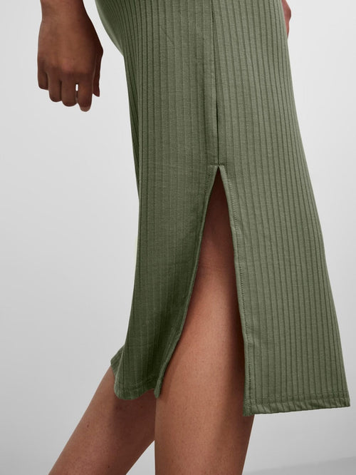 Kylie Skirt - Deep Lichen Green - PIECES - Green