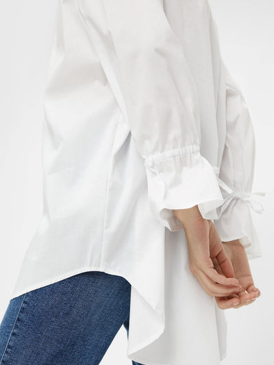 Ecci Oversized Shirt - Light white - PIECES - White 6