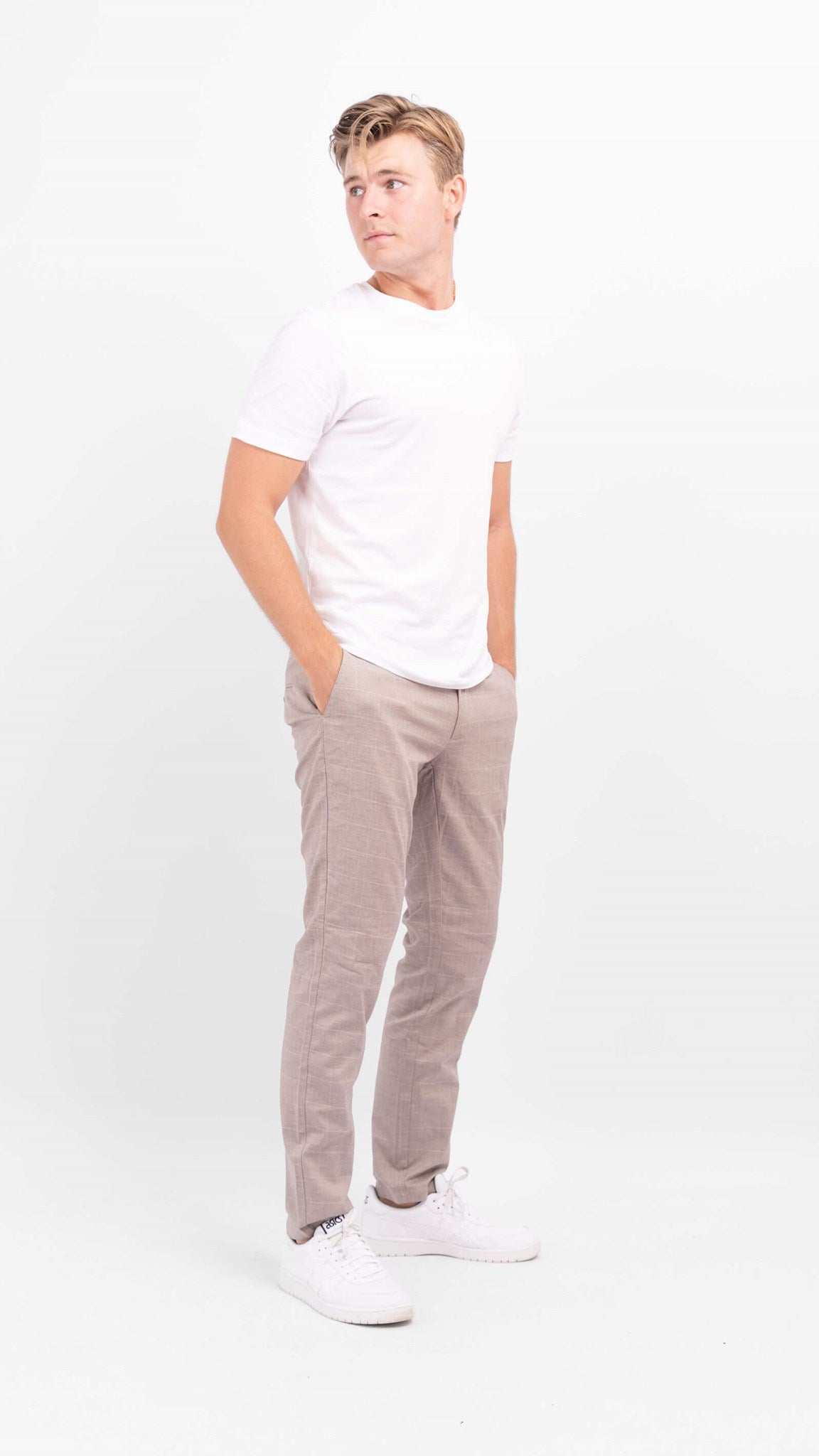Mark Trousers checked - Beige - Only & Sons - Khaki 3