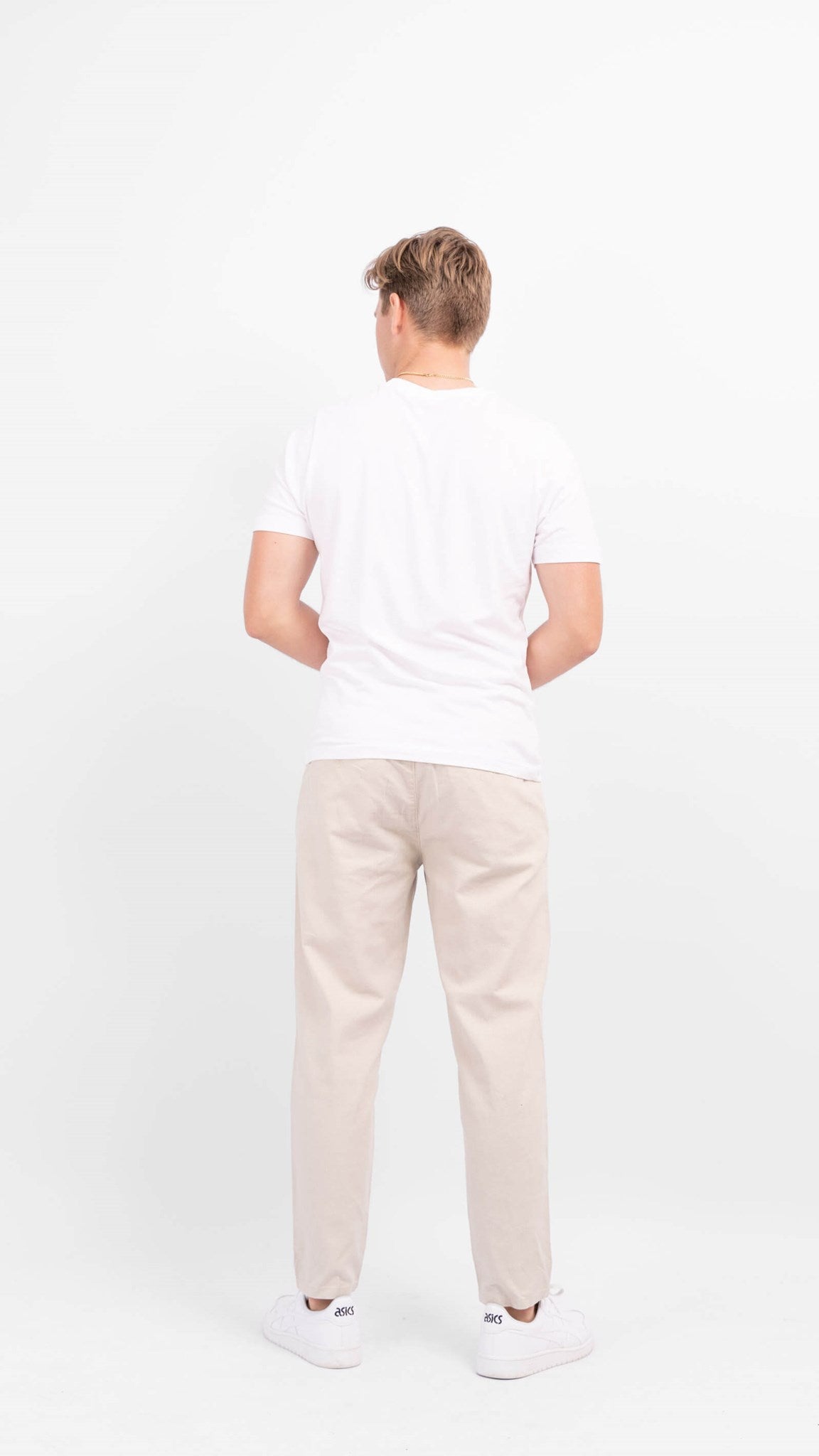 Linen Pants - Silver Lining - Only & Sons - Khaki 3
