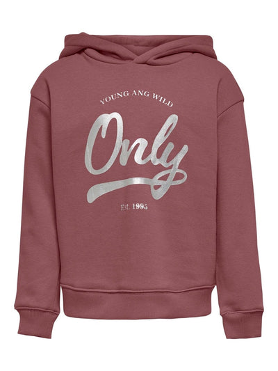 Every Life Logo Hoodie - Rose Brown - Kids Only - Red