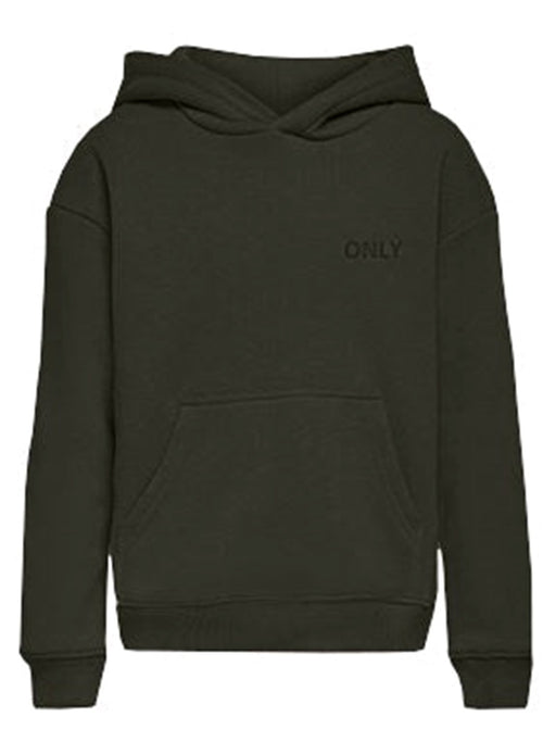 Every Life Small Logo Hoodie - Raisin - Kids Only - Green