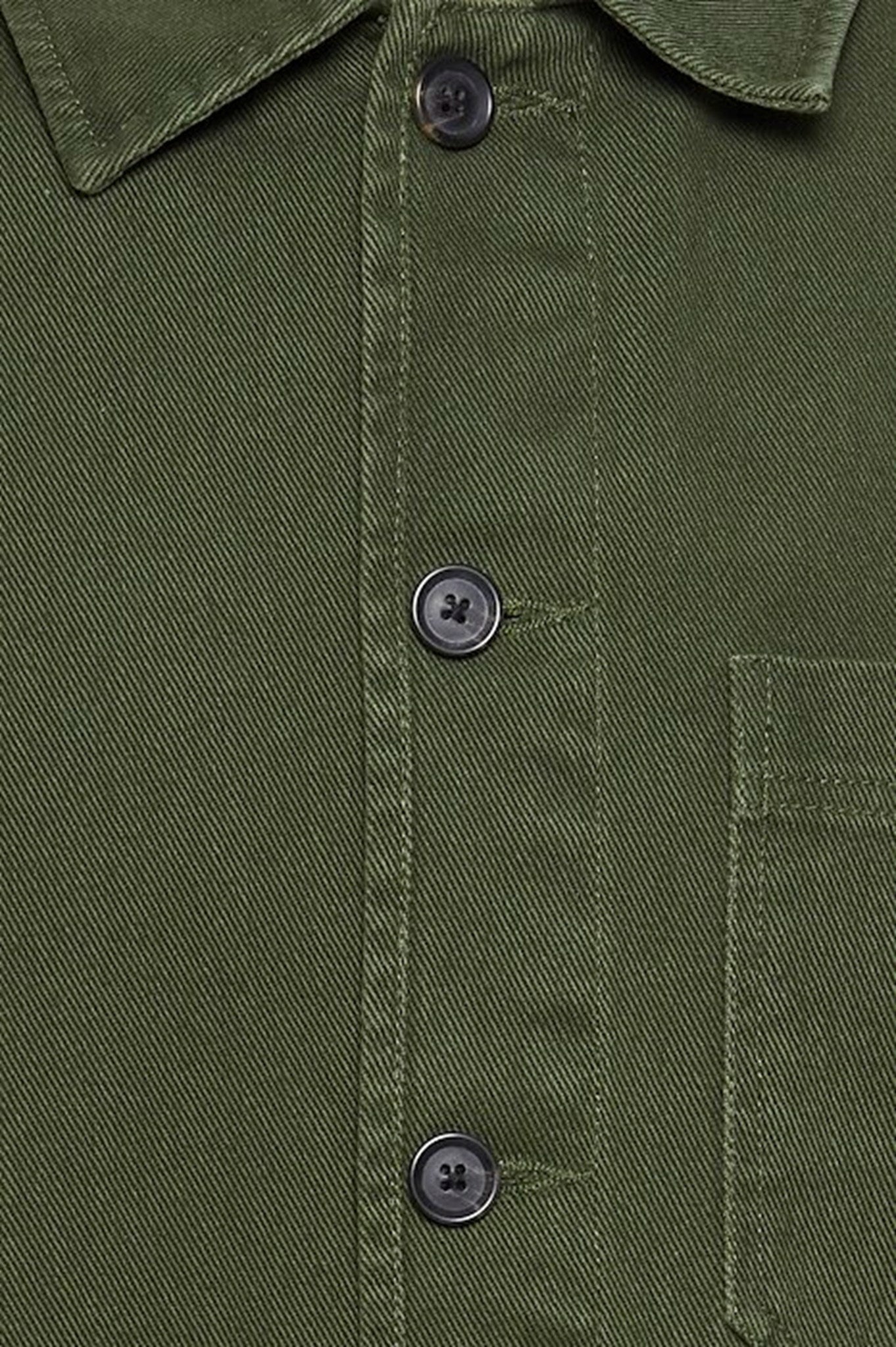 Wand Overshirt - Black Forest - Solid - Green 3