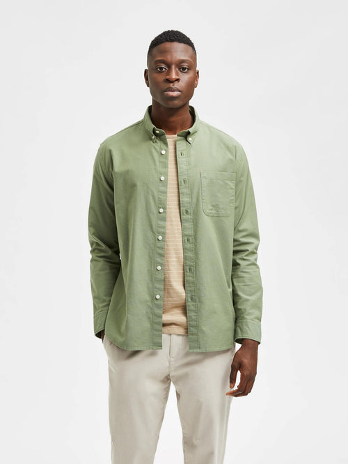 Rick Flex Shirt - Winter Moss - Selected Homme - Green