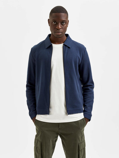 Jacob Hybrid Jacket - Navy Blazer - Selected Homme - Blue
