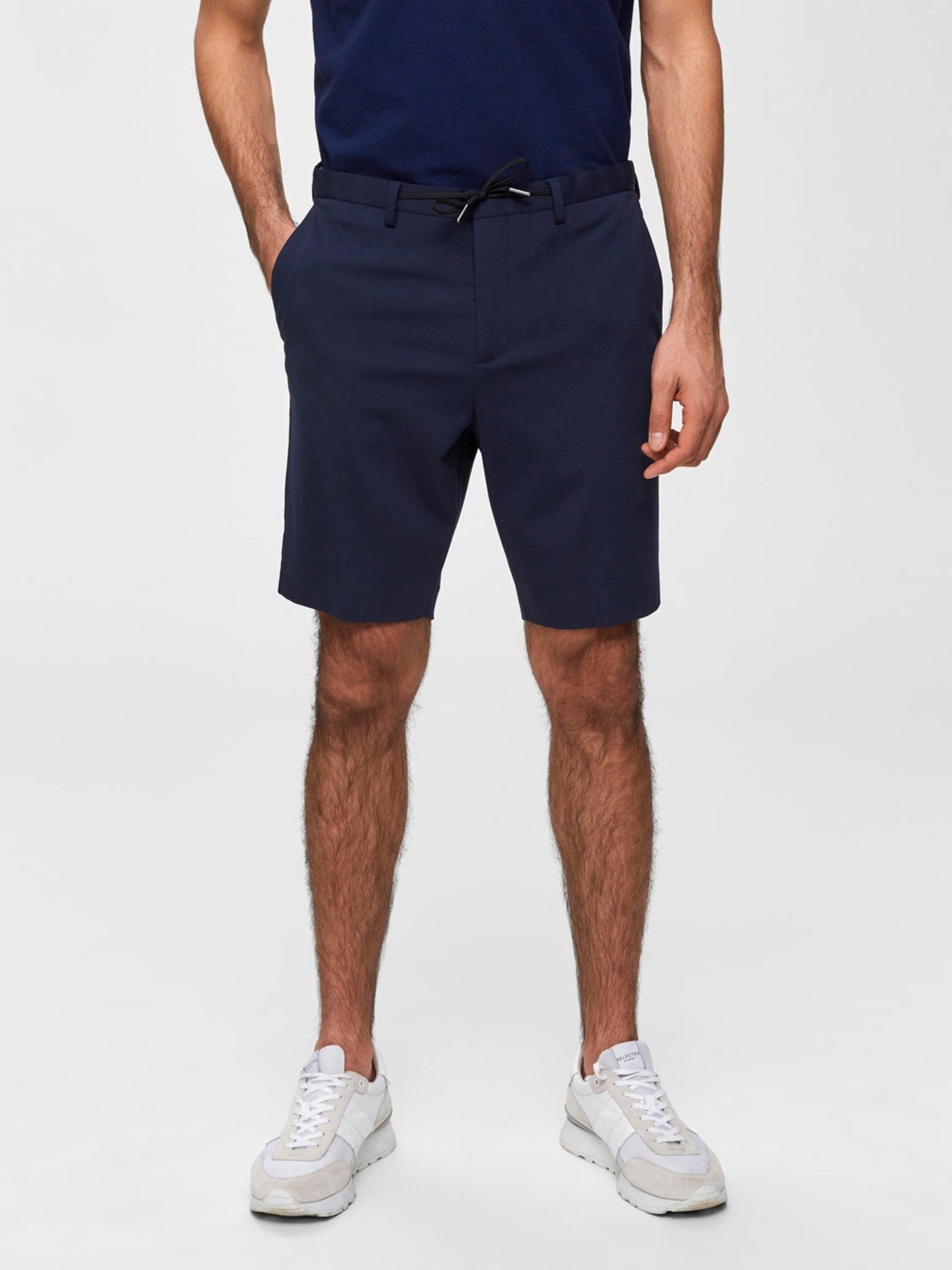 Tapered-Air Shorts - Dark Sapphire - Selected Homme - Blue