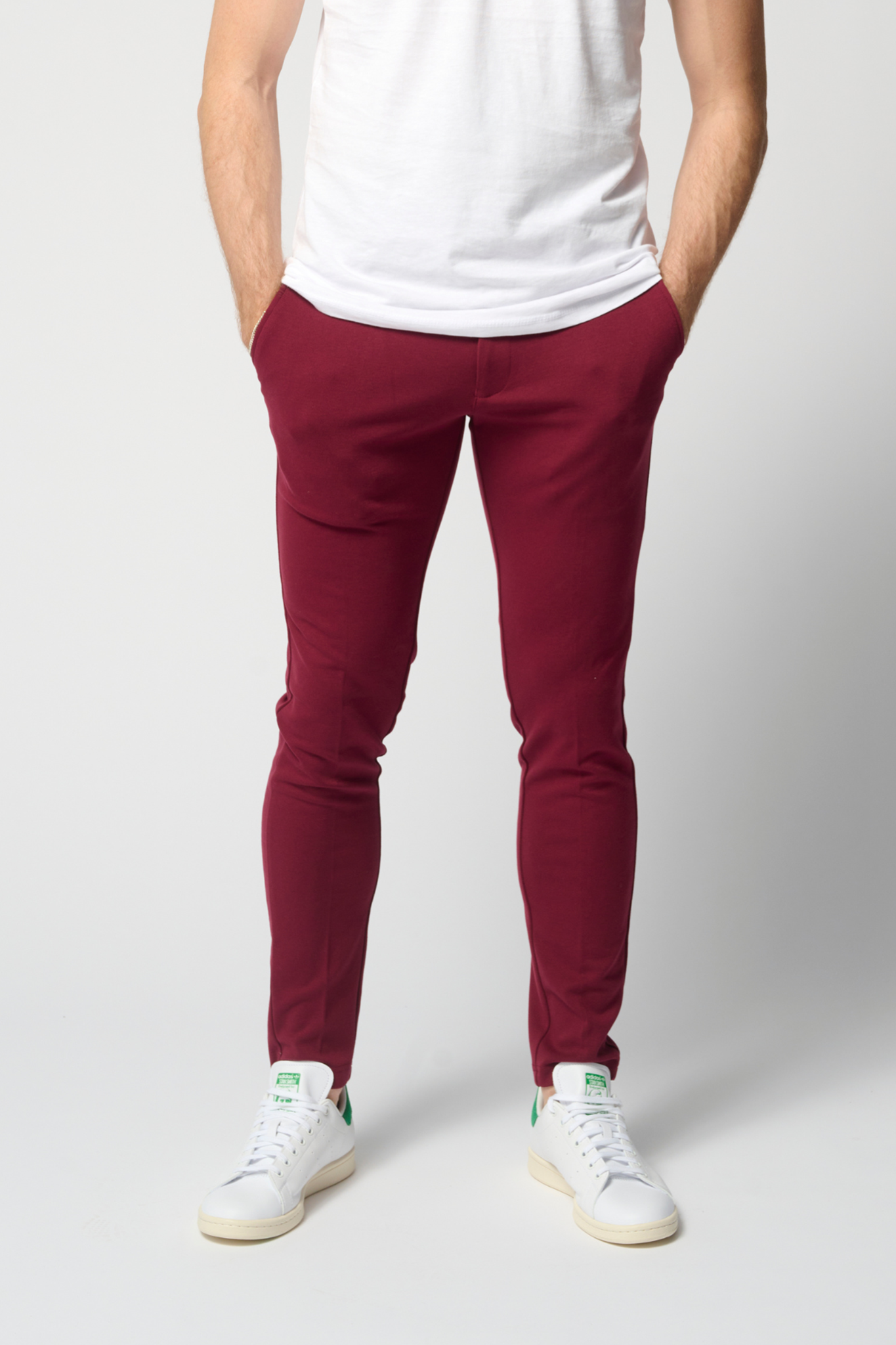 Performance Trousers - Dark Red - TeeShoppen - Red