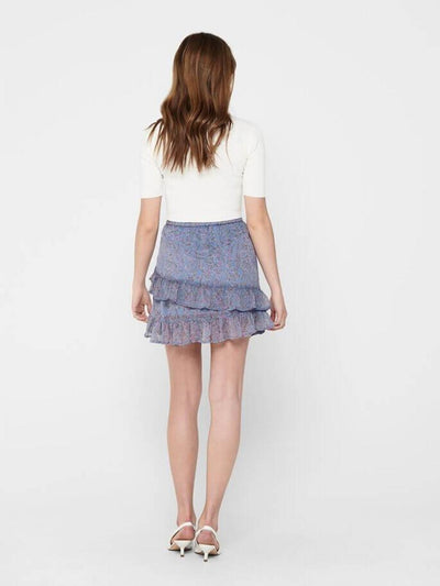 Small-flowered skirt - Vista Blue - Jacqueline de Yong - Blue 3