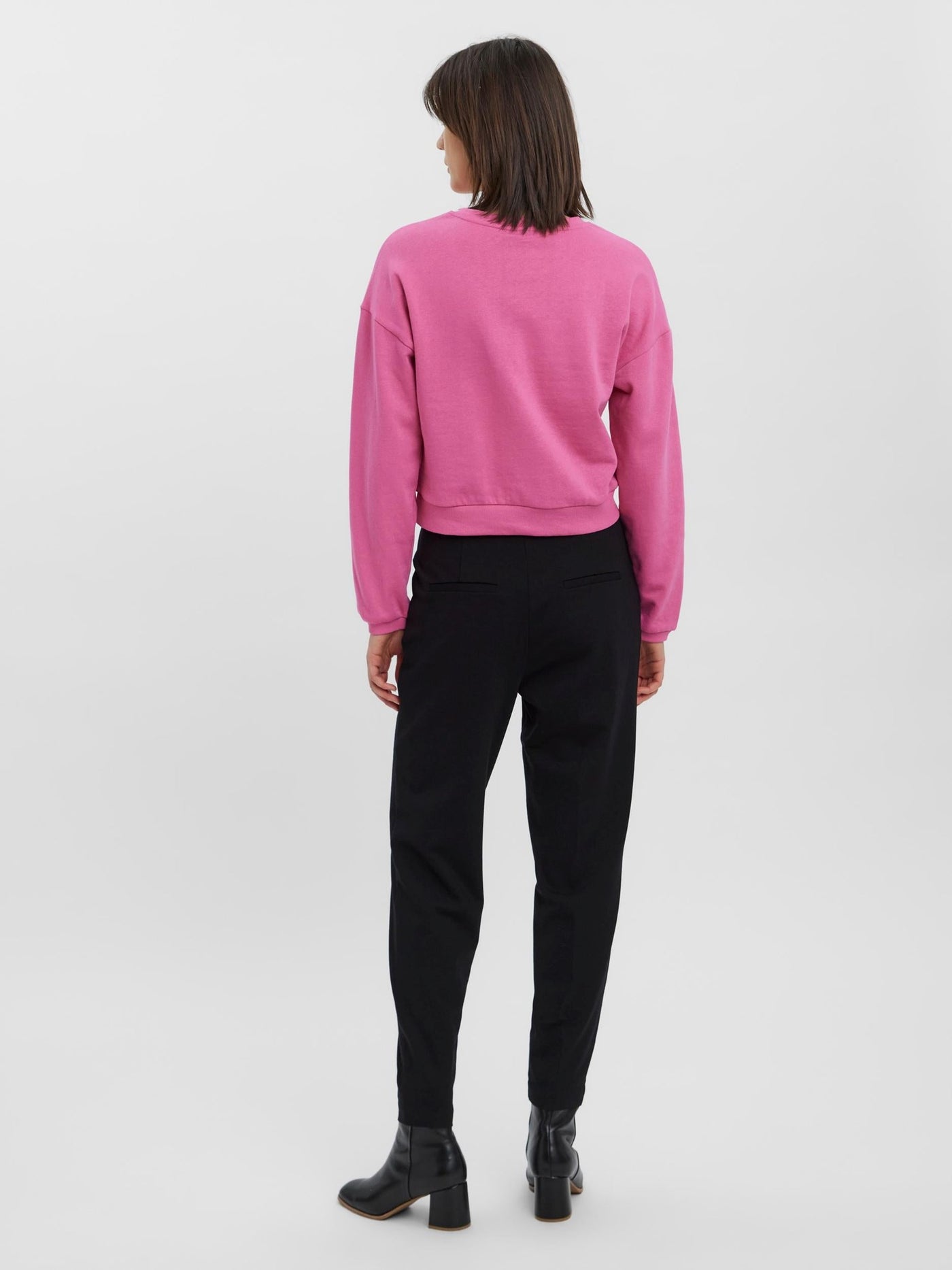 Chicago Rib Sweatshirt  - Pink - Vero Moda - Pink 2