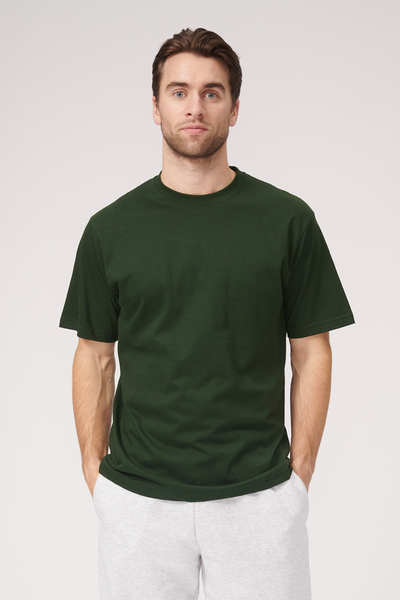 Oversized T-shirt - Dark Green - TeeShoppen - Green