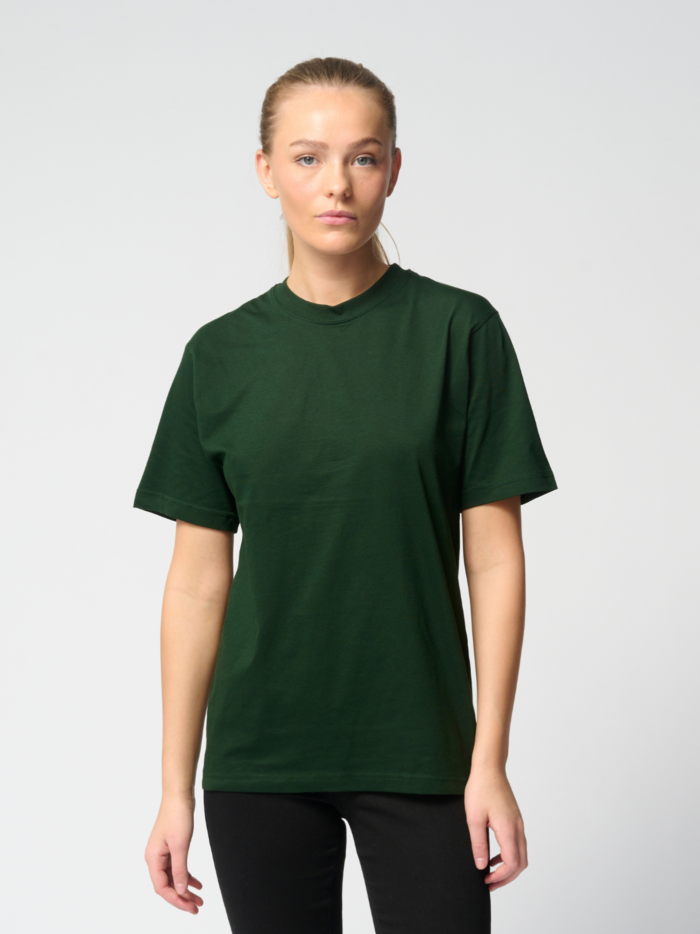 Oversized t-shirt - Bottle Green - TeeShoppen - Green