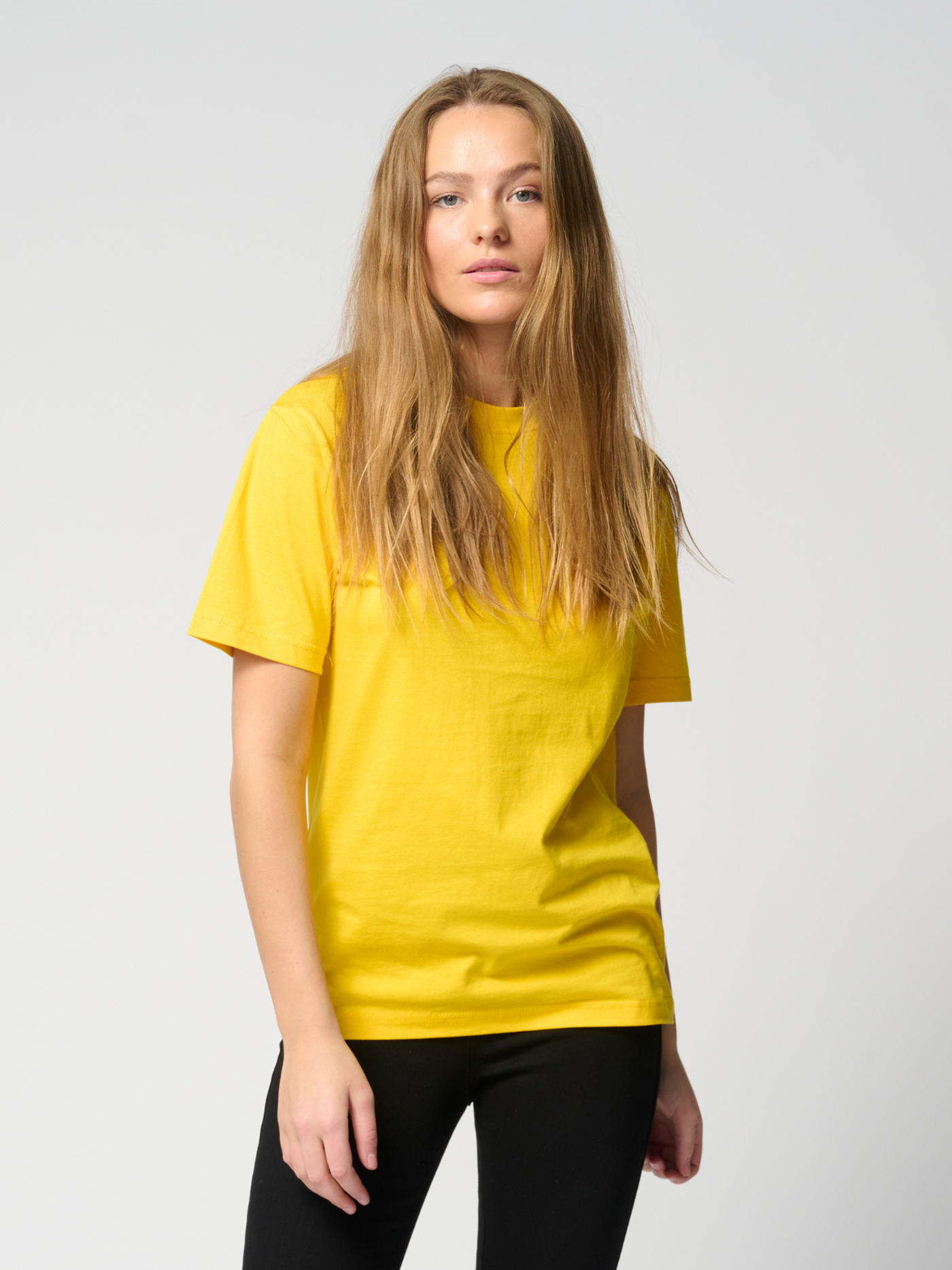 Oversized t-shirt - Yellow - TeeShoppen - Yellow