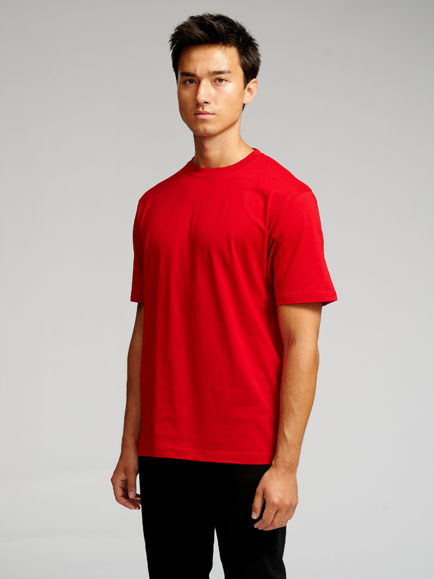 Oversized T-shirt - Denmark's Red - TeeShoppen - Red 3
