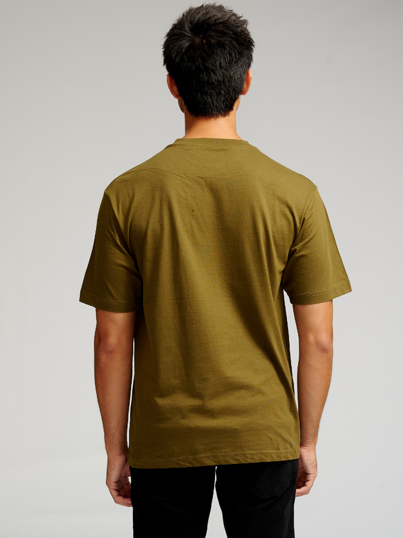 Oversized T-shirt - Army - TeeShoppen - Green 4