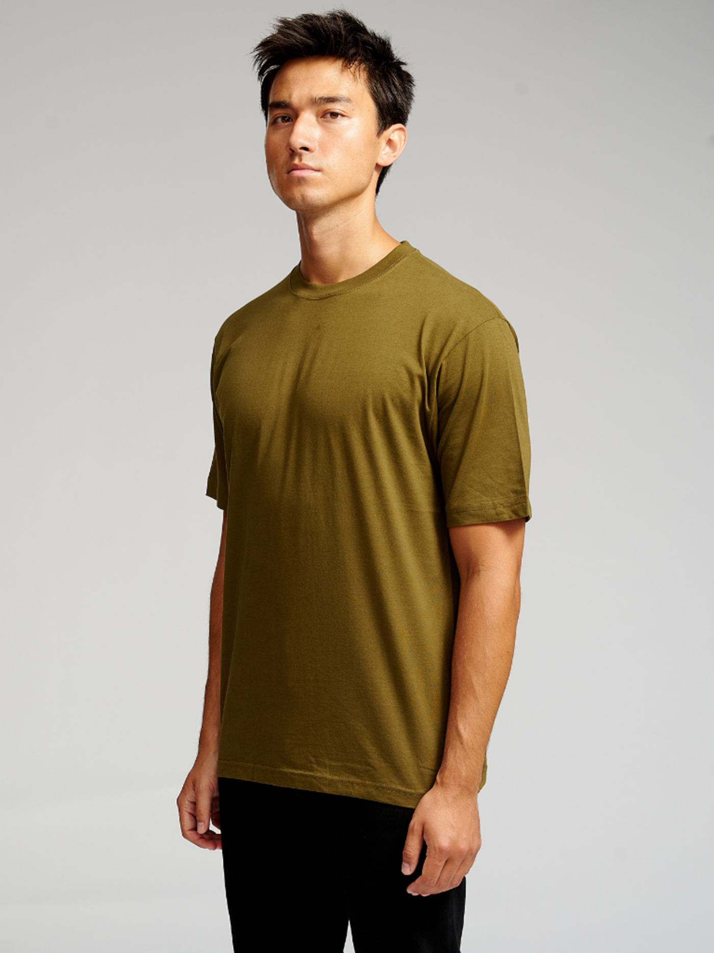 Oversized T-shirt - Army - TeeShoppen - Green 3