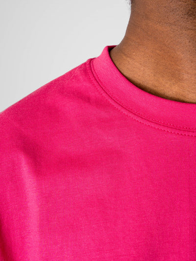 Oversized T-shirt - Pink - TeeShoppen - Pink 4