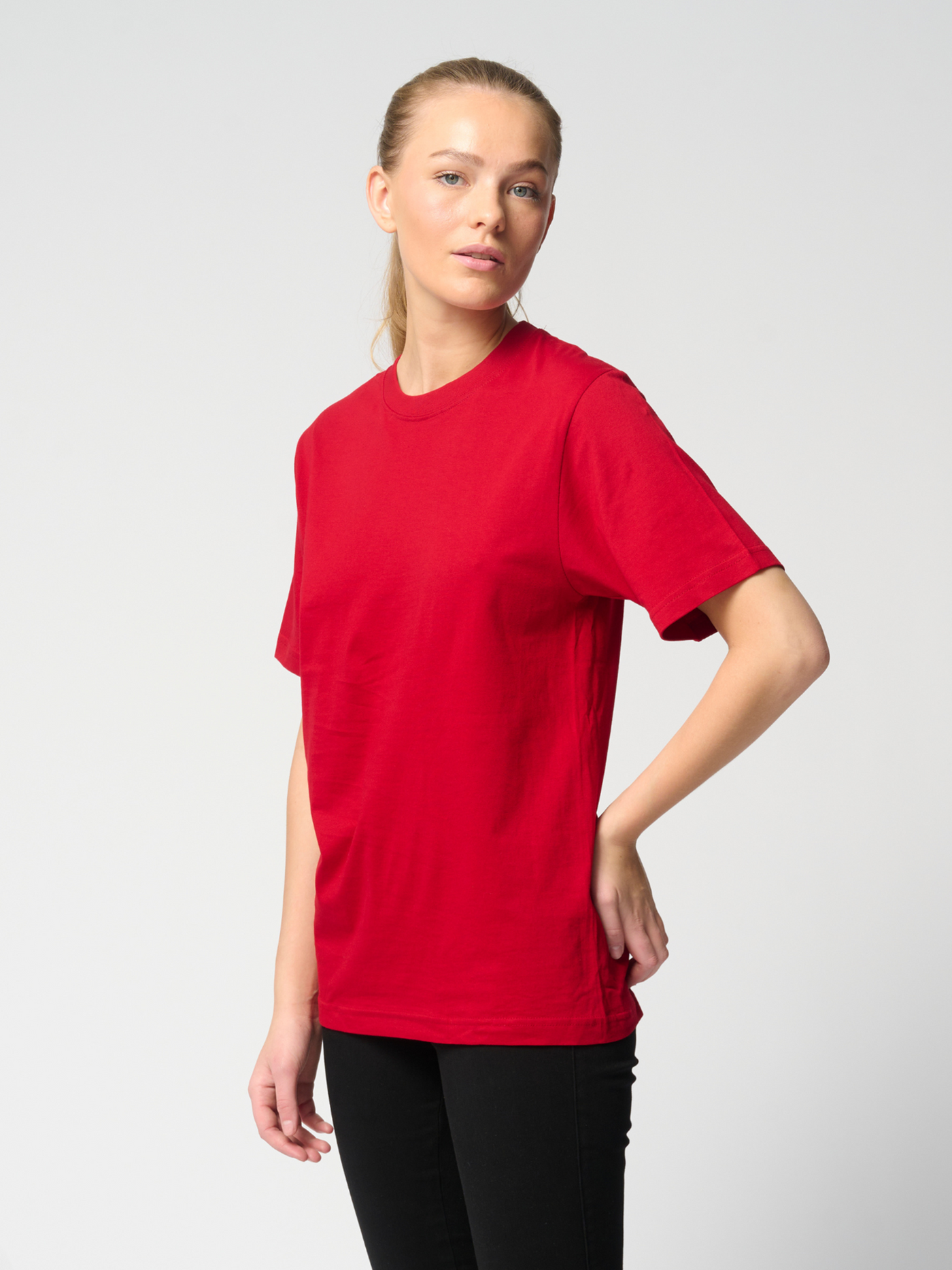 Oversized t-shirt - Red - TeeShoppen - Red 3