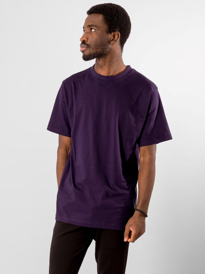 Oversized T-shirt - Purple - TeeShoppen - Purple