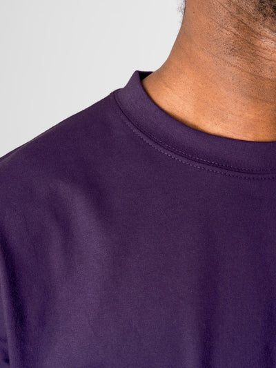 Oversized T-shirt - Purple - TeeShoppen - Purple 4