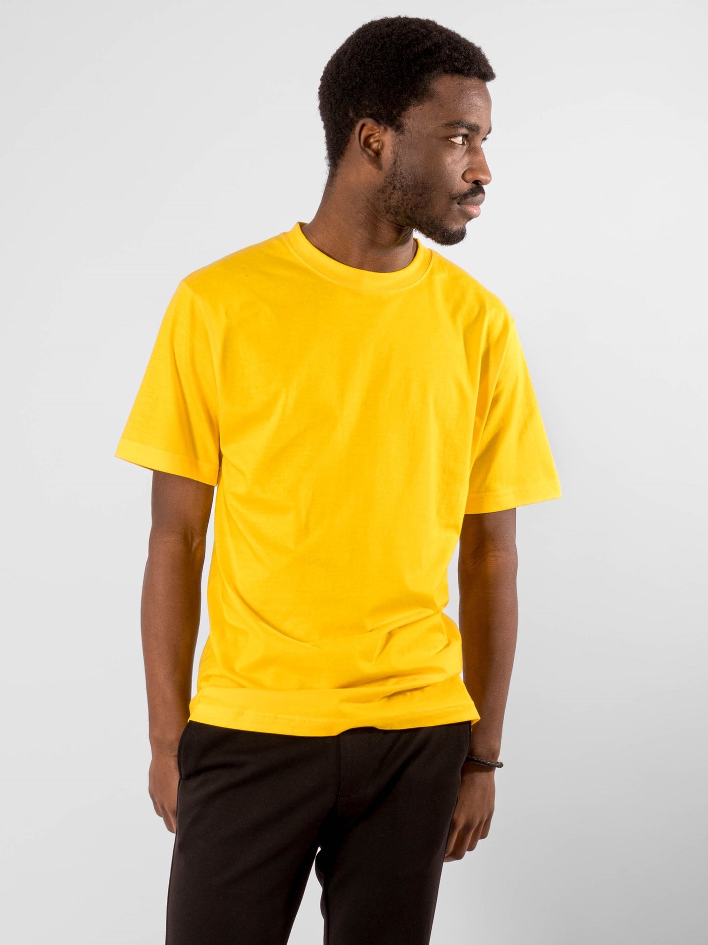 Oversized T-shirt - Yellow - TeeShoppen - Yellow 3