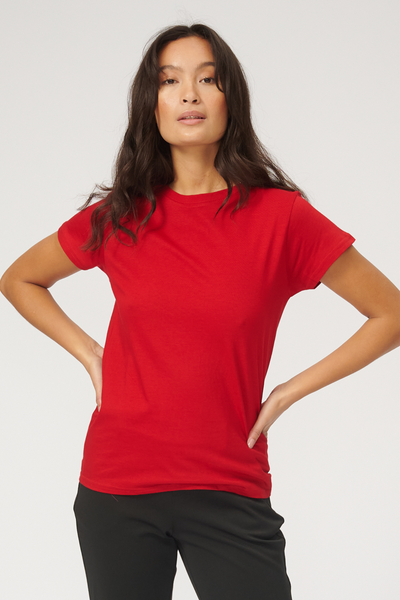 Basic T-shirt - Red - TeeShoppen - Red 5