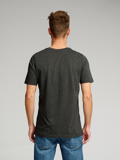 Organic Basic T-shirt - Dark Grey - TeeShoppen - Grey 4