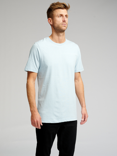 Organic Basic T-shirt - Light Blue - TeeShoppen - Blue 2