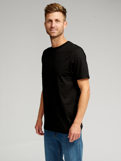 Organic Basic T-shirt - Black - TeeShoppen - Black 3