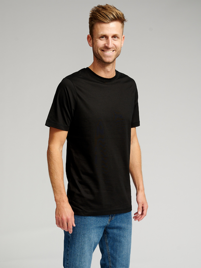 Organic Basic T-shirt - Black - TeeShoppen - Black 2