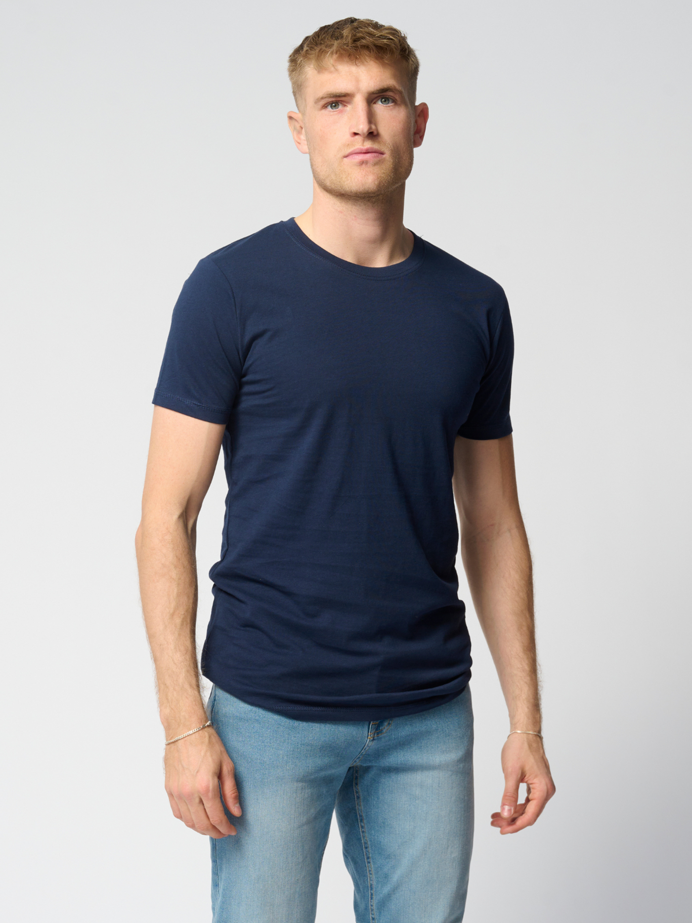Muscle T-shirt - Navy - TeeShoppen - Blue