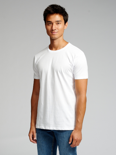 Muscle T-shirt - White - TeeShoppen - White 5
