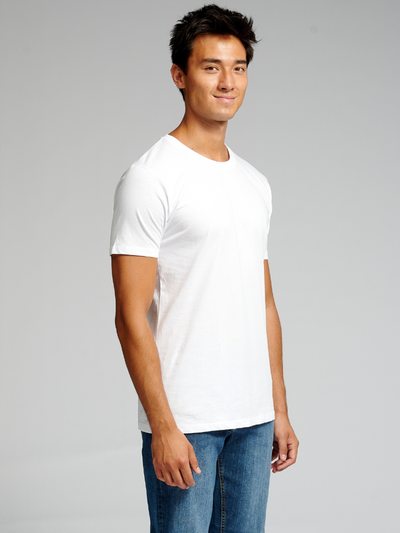 Muscle T-shirt - White - TeeShoppen - White 4
