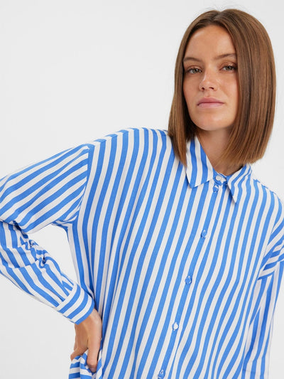 Elly Longsleeve Shirt - Regatta - Vero Moda - Blue 2
