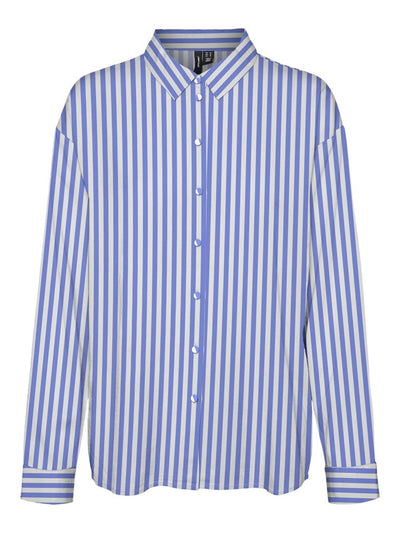 Elly Longsleeve Shirt - Regatta - Vero Moda - Blue 5