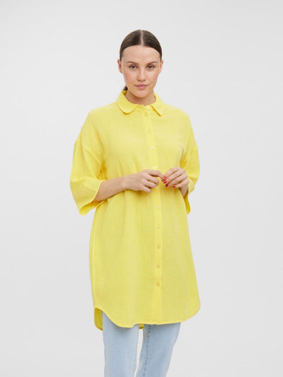 Natali 3/4 overshirt - Yarrow - Vero Moda - Yellow