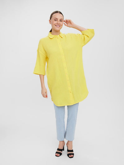 Natali 3/4 overshirt - Yarrow - Vero Moda - Yellow 3