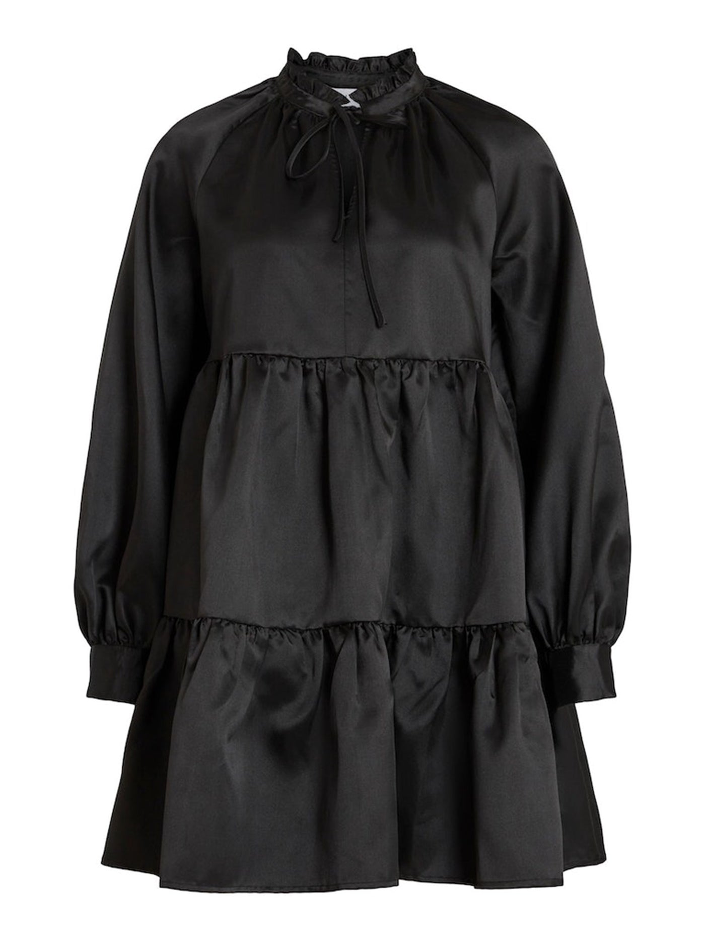 Shina Short Dress - Black - VILA - Black 6