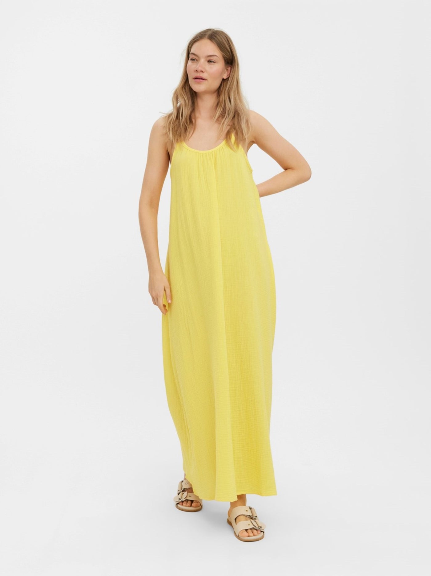 Natali Singlet Dress - Yarrow - Vero Moda - Yellow 3